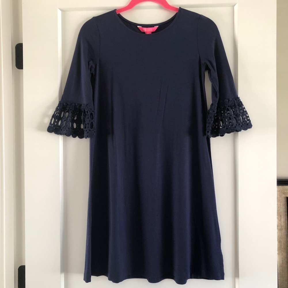 NWT Lilly Pulitzer True Navy Ophelia Dress Size XS
